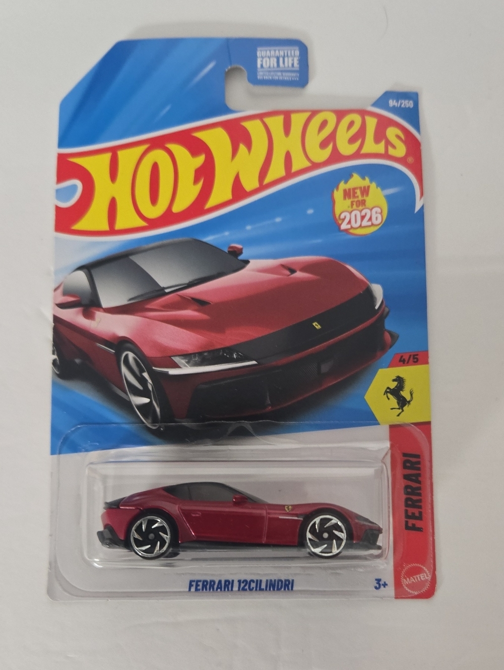 Hot Wheels Ferrari 12Cilindri - Red Sports Car